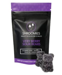 Shroomies – Very Berry Sour Gummy Bears